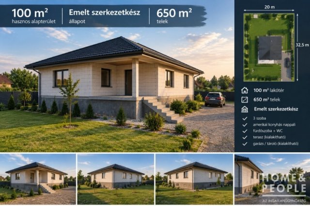 Eladó családi ház, Hódmezővásárhelyen 95 M Ft, 4 szobás