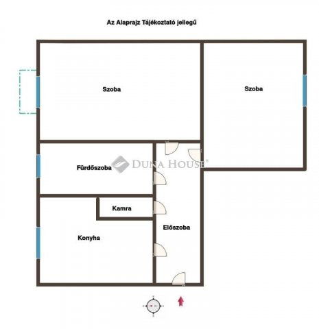 Eladó téglalakás, Kővágószőlősön 32.9 M Ft, 2 szobás