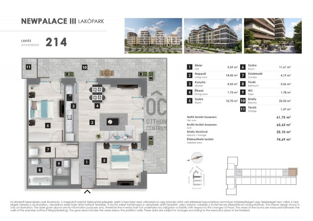 Eladó téglalakás, Budapesten, XIII. kerületben 129 M Ft
