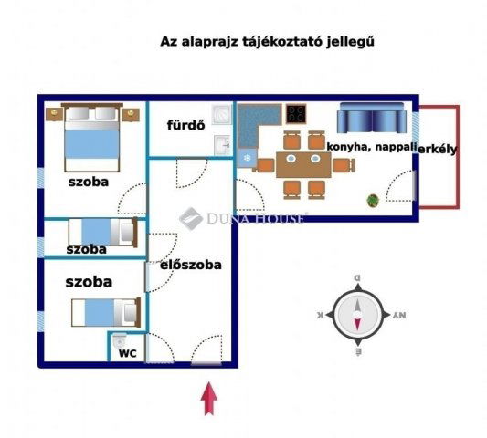 Eladó panellakás, Pécsett 41.99 M Ft, 4 szobás