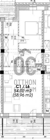 Eladó téglalakás, Komáromban 40.8 M Ft, 2 szobás