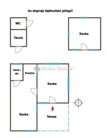 Eladó nyaraló, Vadnán 49 M Ft, 2 szobás / költözzbe.hu