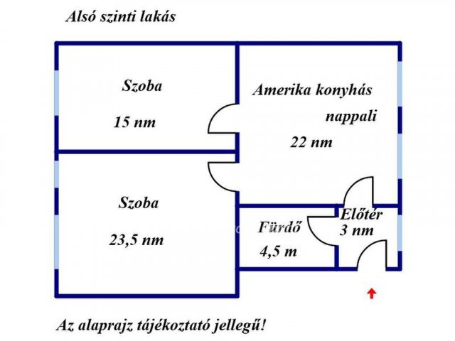 Eladó téglalakás, Gyulán 82 M Ft, 3 szobás