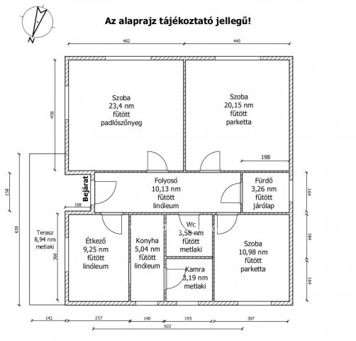 Eladó családi ház, Écsen 73 M Ft, 2+1 szobás