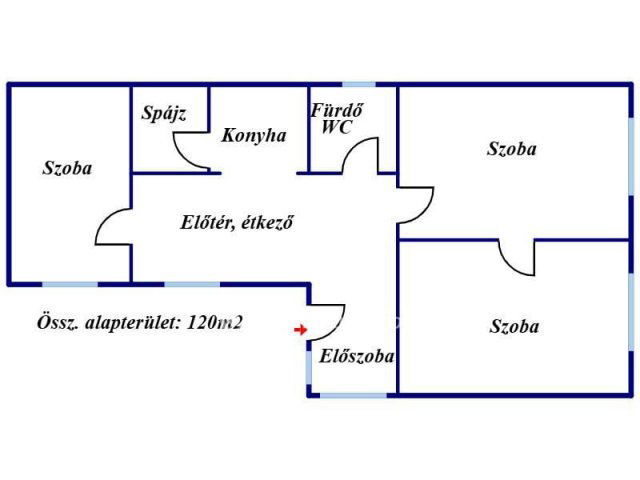 Eladó családi ház, Sárospatakon 37.5 M Ft, 3 szobás
