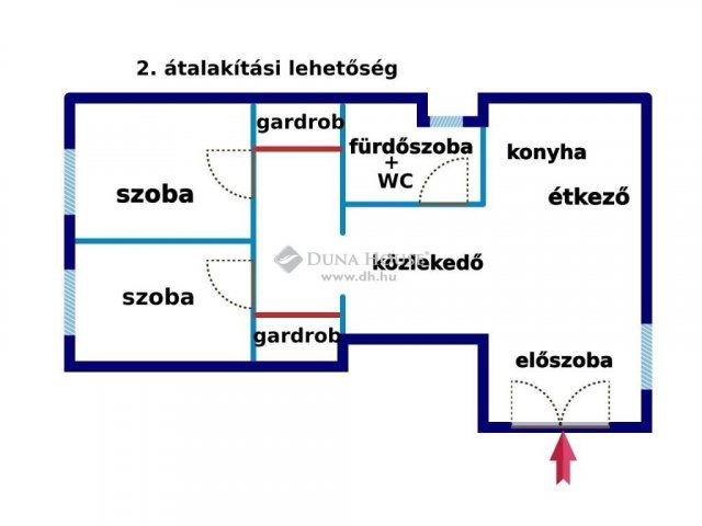 Eladó téglalakás, Budapesten, VI. kerületben 77.9 M Ft, 1 szobás