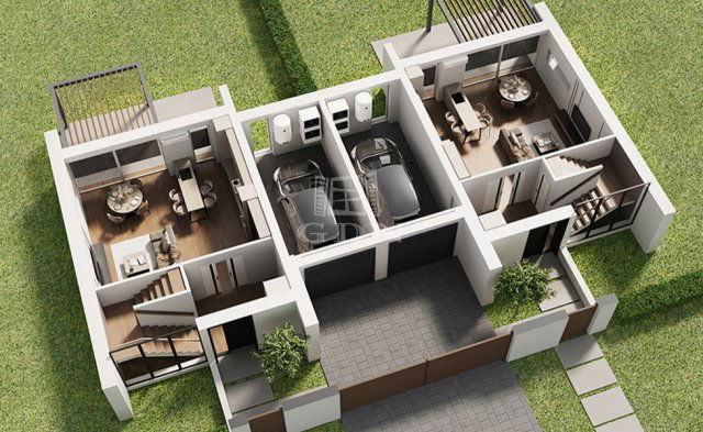 Eladó ikerház, Budapesten, II. kerületben 345 M Ft, 4 szobás