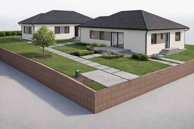 Eladó ikerház, Gödöllőn 129 M Ft, 5 szobás