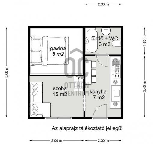 Eladó téglalakás, Budapesten, VIII. kerületben 21.95 M Ft
