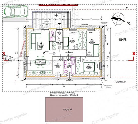Eladó családi ház, Királyszentistvánon 83.6 M Ft, 3 szobás