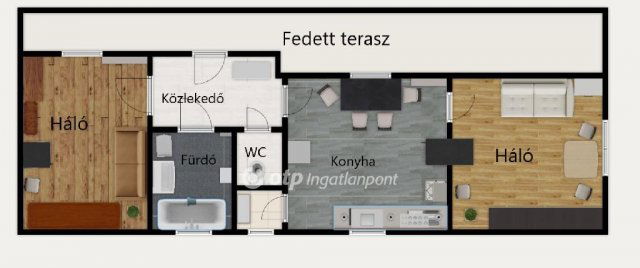 Eladó családi ház, Baján 43 M Ft, 2 szobás