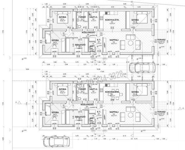 Eladó ikerház, Erdőkertesen 96.5 M Ft, 5 szobás