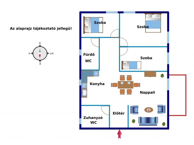 Eladó téglalakás, Szigetszentmiklóson, Dorottya utcában 72 M Ft