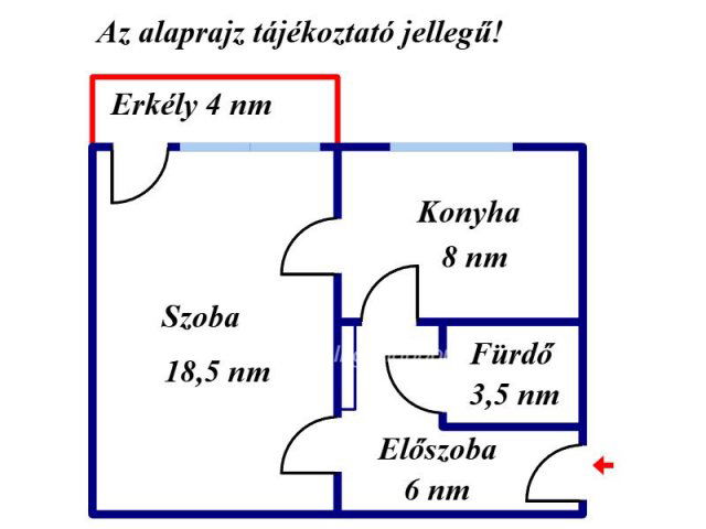 Eladó téglalakás, Békéscsabán 25.99 M Ft, 1 szobás