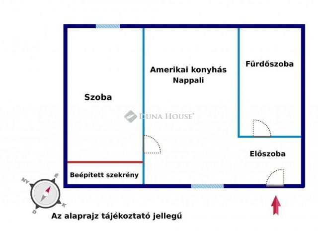 Eladó téglalakás, Budapesten, VI. kerületben 62.9 M Ft, 2 szobás