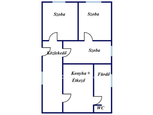 Eladó családi ház, Kacsótán 17.5 M Ft, 2+1 szobás