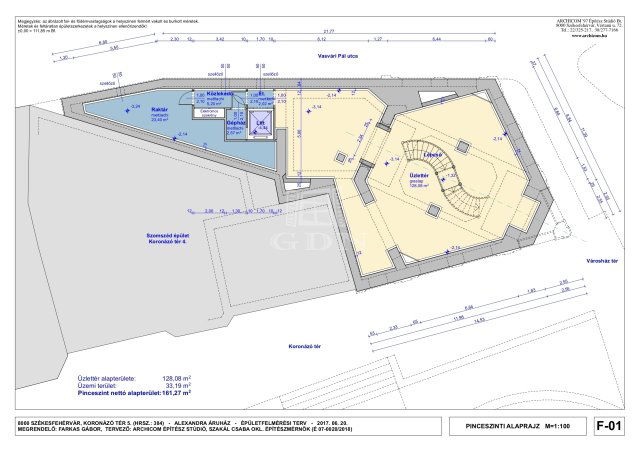Kiadó üzlethelyiség, Székesfehérvárott 1200 E Ft / hó