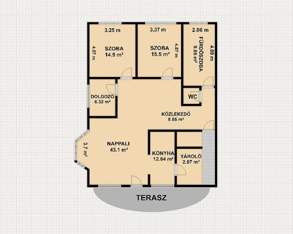 Eladó családi ház, Budapesten, XVII. kerületben 107 M Ft