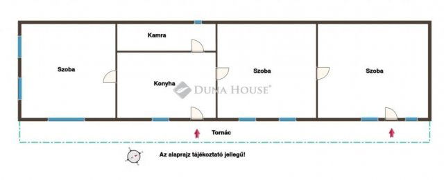 Eladó családi ház, Kazincbarcikán 18 M Ft, 3 szobás