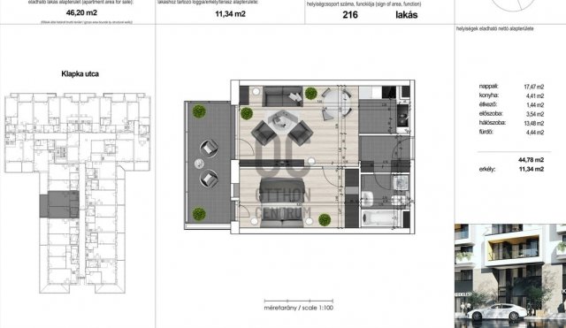 Eladó téglalakás, Budapesten, XIII. kerületben 88.9 M Ft