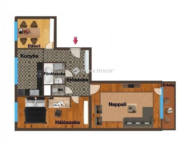 Eladó panellakás, Budapesten, XV. kerületben 68.9 M Ft, 3 szobás