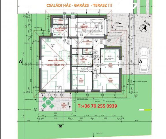 Eladó családi ház, Harkán 99.9 M Ft, 4 szobás