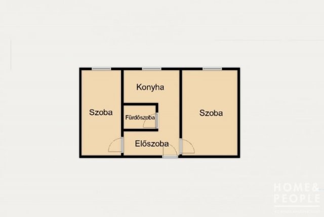 Eladó téglalakás, Makón 38 M Ft, 2 szobás