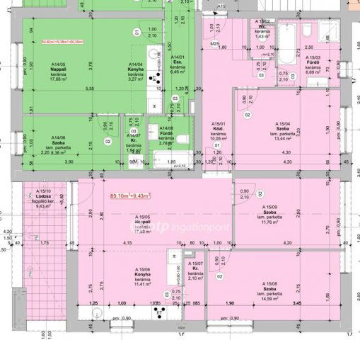 Eladó téglalakás, Szegeden 99.515 M Ft, 4 szobás