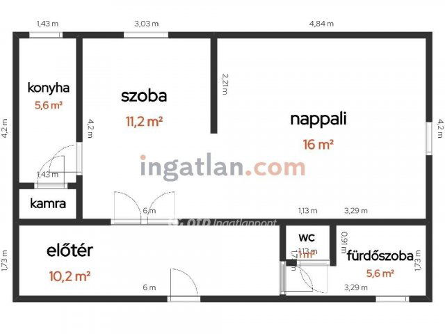 Eladó családi ház, Tiszakécskén 38.9 M Ft, 1 szobás