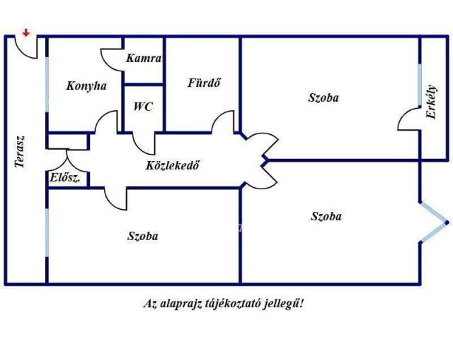 Eladó téglalakás, Szegeden 74.9 M Ft, 3 szobás