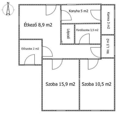 Eladó családi ház, Mezőkovácsházán 9.9 M Ft, 2+1 szobás