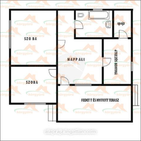 Eladó családi ház, Tökölön 65.7 M Ft, 3 szobás