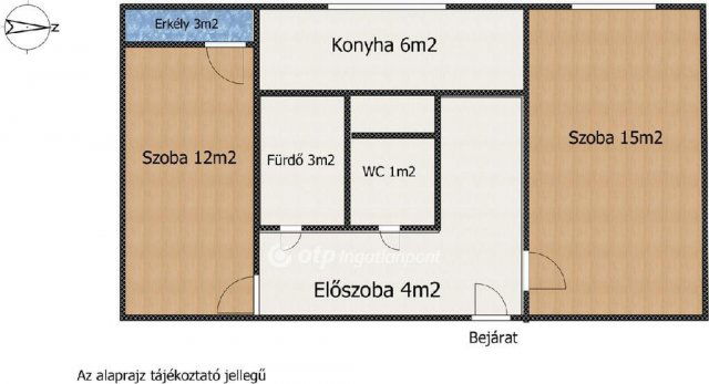 Eladó panellakás, Székesfehérvárott 44.9 M Ft, 2 szobás
