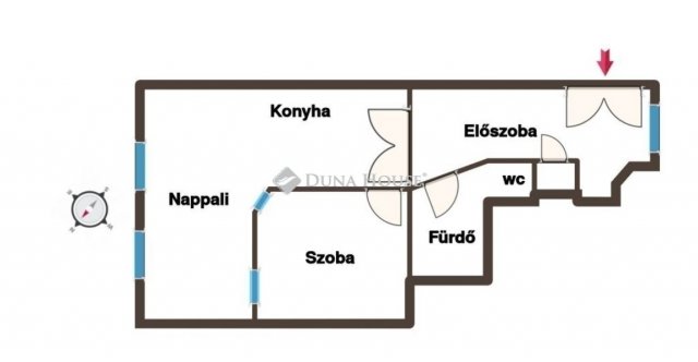 Eladó téglalakás, Budapesten, VI. kerületben 81 M Ft, 2 szobás