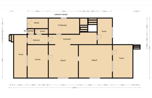 Eladó családi ház, Ácson 58.9 M Ft, 4 szobás