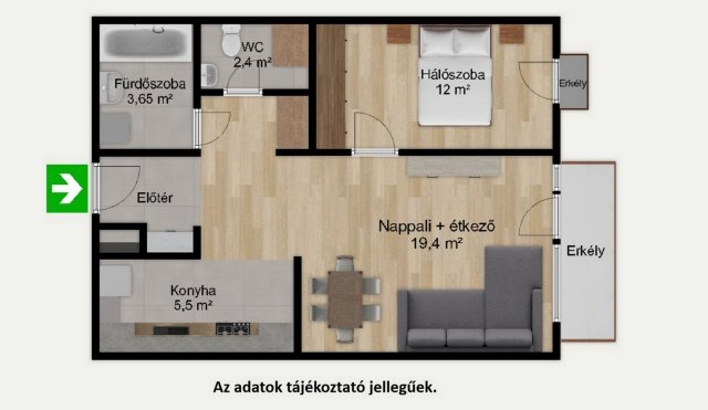 Kiadó téglalakás, albérlet, XIII. kerületben, Reitter Ferenc utcában