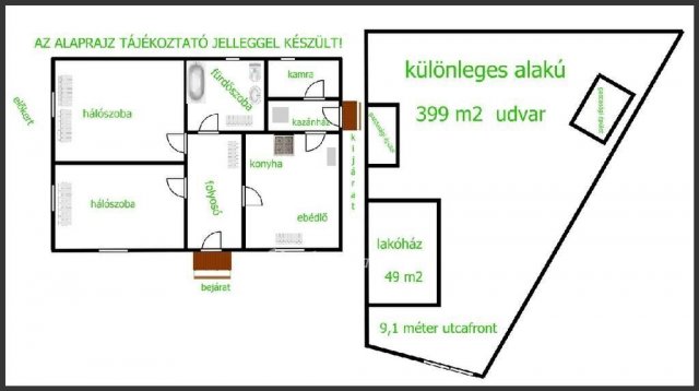 Eladó családi ház, Hajdúnánáson 41 M Ft, 2 szobás