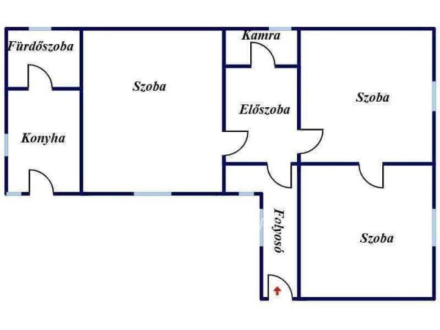 Eladó családi ház, Gáborjánban 18.5 M Ft, 3 szobás