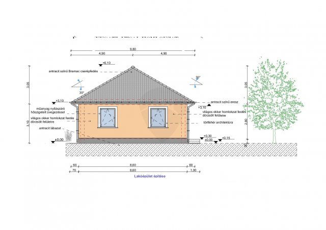 Eladó ikerház, Kókán 69.99 M Ft, 3 szobás