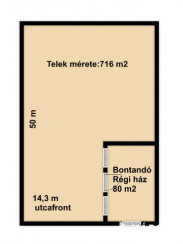 Eladó családi ház, Deszken 14.9 M Ft, 1+1 szobás