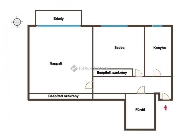 Eladó téglalakás, Budapesten, XIII. kerületben 67 M Ft, 2 szobás