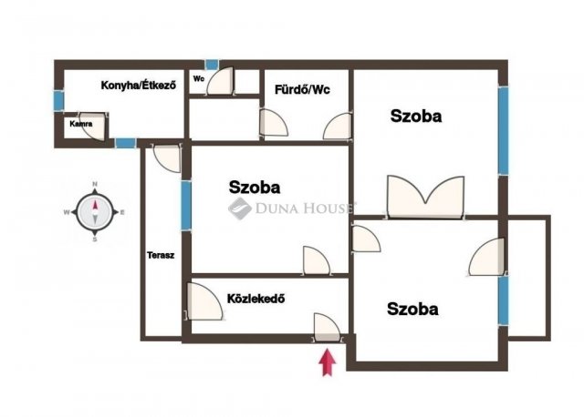 Eladó téglalakás, Pécsett 79.9 M Ft, 3 szobás