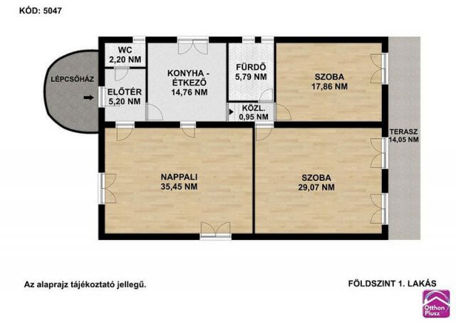 Eladó téglalakás, Érden 89.9 M Ft, 3 szobás