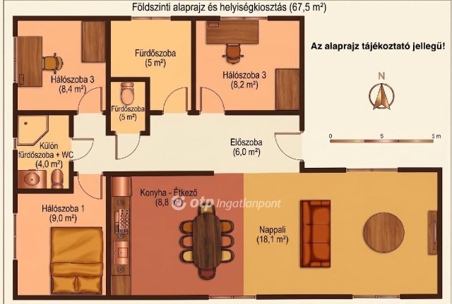 Eladó ikerház, Ácson 50 M Ft, 1+3 szobás / költözzbe.hu