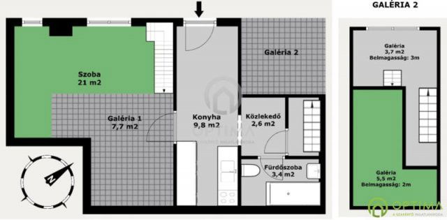 Eladó téglalakás, Budapesten, VI. kerületben, Nagymező utcában