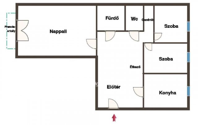 Eladó panellakás, Budapesten, III. kerületben 76.9 M Ft