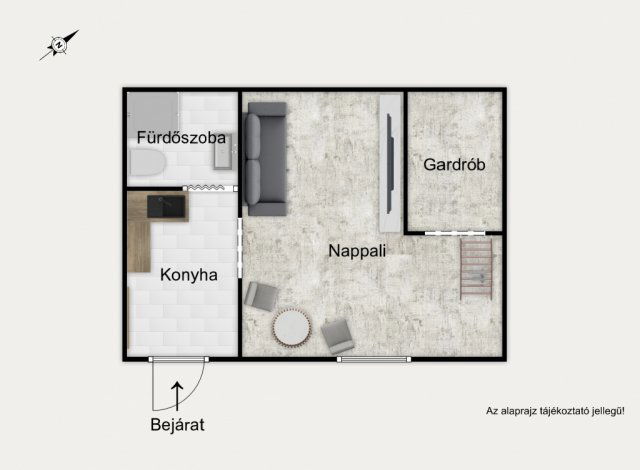 Eladó téglalakás, Budapesten, IV. kerületben 34.9 M Ft, 1 szobás