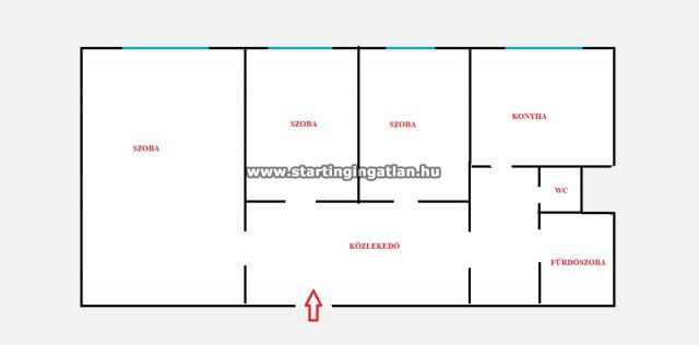 Eladó panellakás, Budapesten, IV. kerületben, Rózsa utcában
