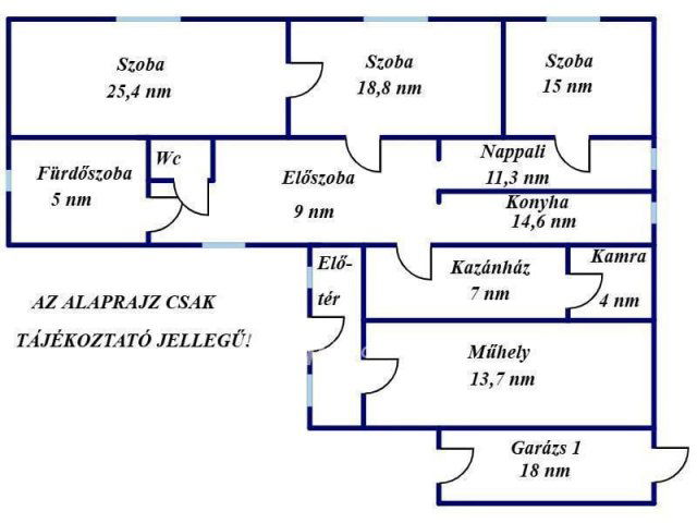 Eladó családi ház, Tiszaföldváron 36.9 M Ft, 4 szobás
