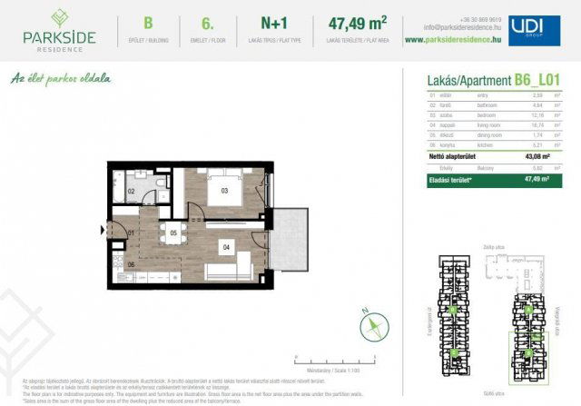 Eladó téglalakás, XIII. kerületben, Visegrádi utcában